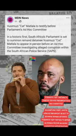 Matlala, a controversial businessman, has become a central figure in South Africa’s ongoing corruption scandals.  He built a business empire through companies such as Medicare 24 Tshwane District, which in 2024 was awarded a R360 million SAPS health services contract and later cancelled by suspended Police Minister Senzo Mchunu.  The contract was later cancelled by National Police Commissioner Fannie Masemola following allegations of irregularities. Matlala’s companies were previously flagged in connection with the Tembisa Hospital contracts scandal by whistleblower Babita Deokaran, who was later murdered. Currently in custody, Matlala faces charges including attempted murder, conspiracy to commit murder, and money laundering. These charges stem from the 2023 shooting of his former girlfriend, actress Tebogo Thobejane. Courts have repeatedly denied him bail, citing him as a flight risk and a danger to society, and the National Prosecuting Authority (NPA) continues to oppose his latest bail appeal. Parliament’s decision to physically bring Matlala before the committee underscores the importance of his testimony in a wider investigation into police corruption. Evidence emerging from the Madlanga Commission of Inquiry has implicated Matlala as part of a sophisticated criminal syndicate, the so-called “Big Five,” allegedly involved in tender fraud, drug trafficking, and contract killings.  Additional evidence, including WhatsApp messages from Matlala’s phone, suggests he may have financed political expenses in exchange for favors from high-ranking officials, including efforts to protect his multi-million-rand SAPS contract. The committee has already heard from suspended Deputy National Police Commissioner Lt-Gen Shadrack Sibiya, who admitted to knowing Matlala professionally and having limited interactions with him over a tender dispute. MPs expressed alarm at these connections, questioning why top-ranking police officials would maintain contact with individuals of “questionable morality.” The unprecedented step of bringing a remand detainee before Parliament highlights the gravity of the allegations confronting South Africa’s law enforcement agencies.  As the committee navigates uncharted procedural territory, the nation watches closely, eager to see whether state contracts, violent crime, and high-level influence can finally be disentangled. . #Meme #MemeCut #CapCut 