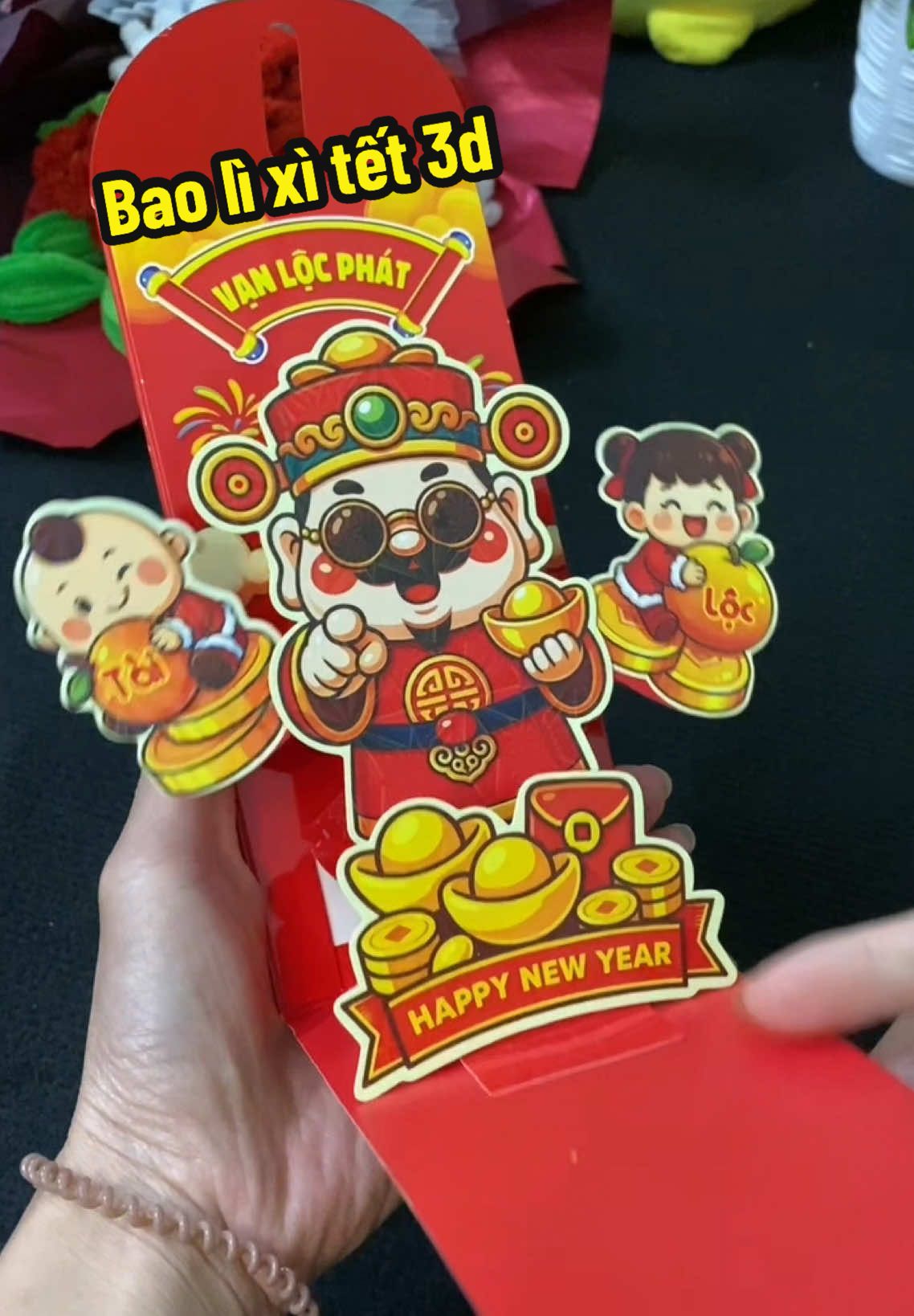 Bao lì xì 3d đẹp quá đi  #linhmein  #mevabe 