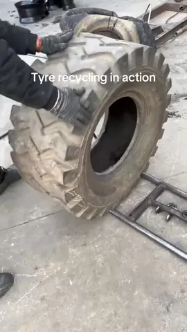 #onthisday how to save space when recycling a tire