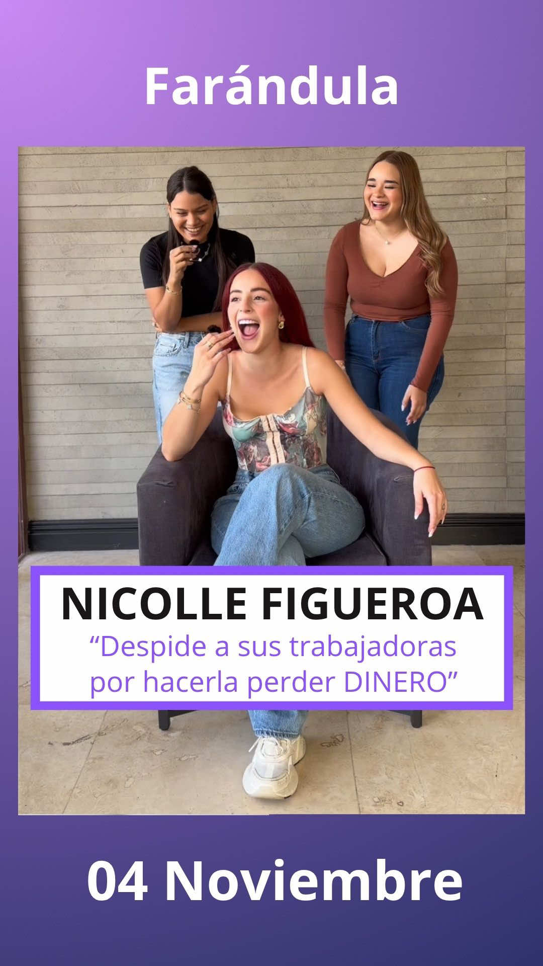Nicole Figueroa despide a sus trabajadoras #nicollefigueroaa #nicollefigueroa 