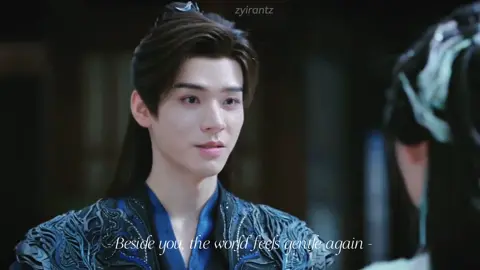 𝘉𝘦𝘴𝘪𝘥𝘦 𝘺𝘰𝘶, 𝘵𝘩𝘦 𝘸𝘰𝘳𝘭𝘥 𝘧𝘦𝘦𝘭𝘴 𝘨𝘦𝘯𝘵𝘭𝘦 𝘢𝘨𝘢𝘪𝘯. ☁️ #gongjun #yangyutong #bloodriver #talesofdarkriver #鹤雨