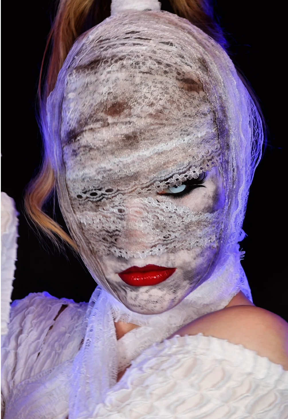 Another honorable post that didn’t make the Halloween Cut 👻 #mummymakeup #31DaysOfHalloween #spookyseason #lacemummy #SFXMakeup 