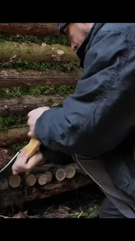 The process of building a clay and stone fireplace inside a forest shelter  #camping #survival #Outdoors 