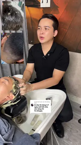 Trả lời @Trần Đông Minh dầu gôi hổ trợ chống gàu nấm ngứa da đầu #gaunamnguadadau #namdadau #gàu_ngứa #gàu #calibarbershop 