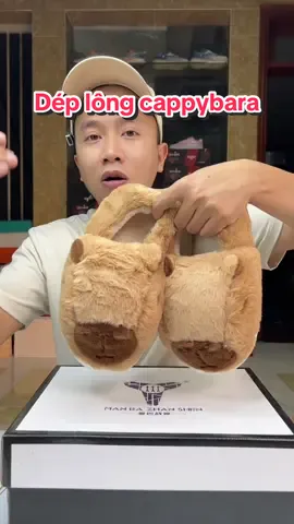 Mùa đông không lạnh với dép lông cappybara siêu ấm ạ #manhgiay #deplong #depsuc #depnu #depnam 