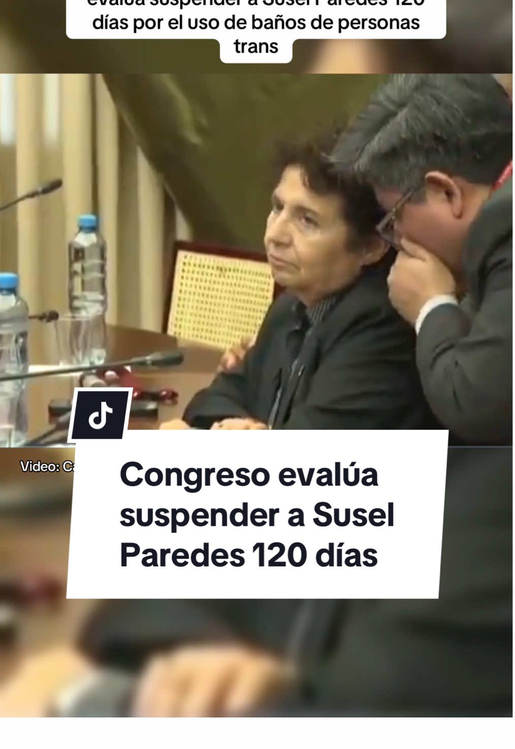 😐 Congreso evalúa suspender 120 días a Susel Paredes por “permitir” el uso de baños del parlamento a personas trans. || #SuselParedes #CongresoPeru #FuerzaPopular #RenovacionPopular #Peru 