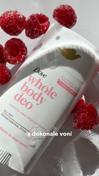 Sebejistá každý den s Dove Whole Body Deo 🥰 #WholeBodyDeodorant #Bodycare #grwm 