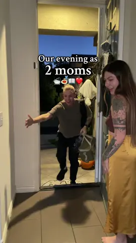 I know I know we need to take down the Halloween decor 😅 #wlw #twomoms #lgbtq #lesbiansoftiktok 