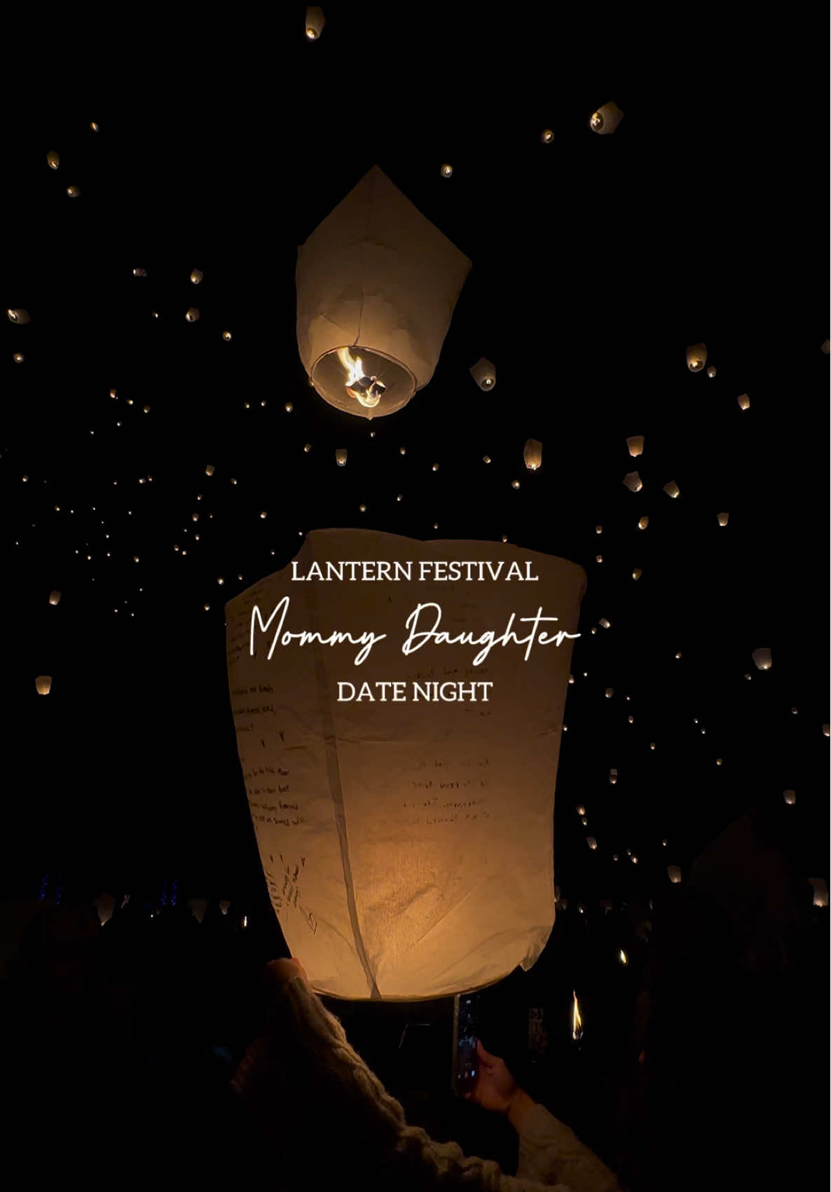 Such a magical memory with my girl! #lanternfestival #thelightsfest #mommydaughterdate #singlemomtok #singlemomlife 