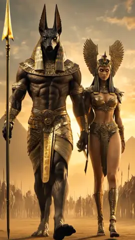 The Return of Anubis: Guardian of the Afterlife 👁️🖤 #god #anubis #fyp #egypt #viral 