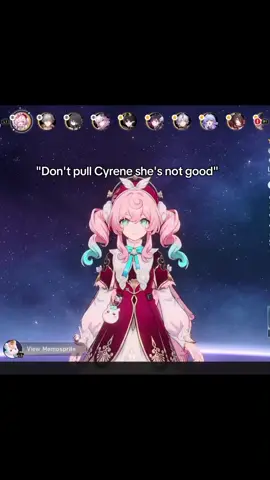 and I'm going for e2 iktr #cyrene #HonkaiStarRail #hsrcreators #evernight #hyacine 