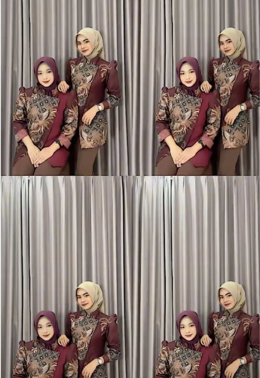 Ajak bestie kalian cefat😋😤 #megabatik #ootdbatik #batikindonesia #ootdfashion #couplebatik 