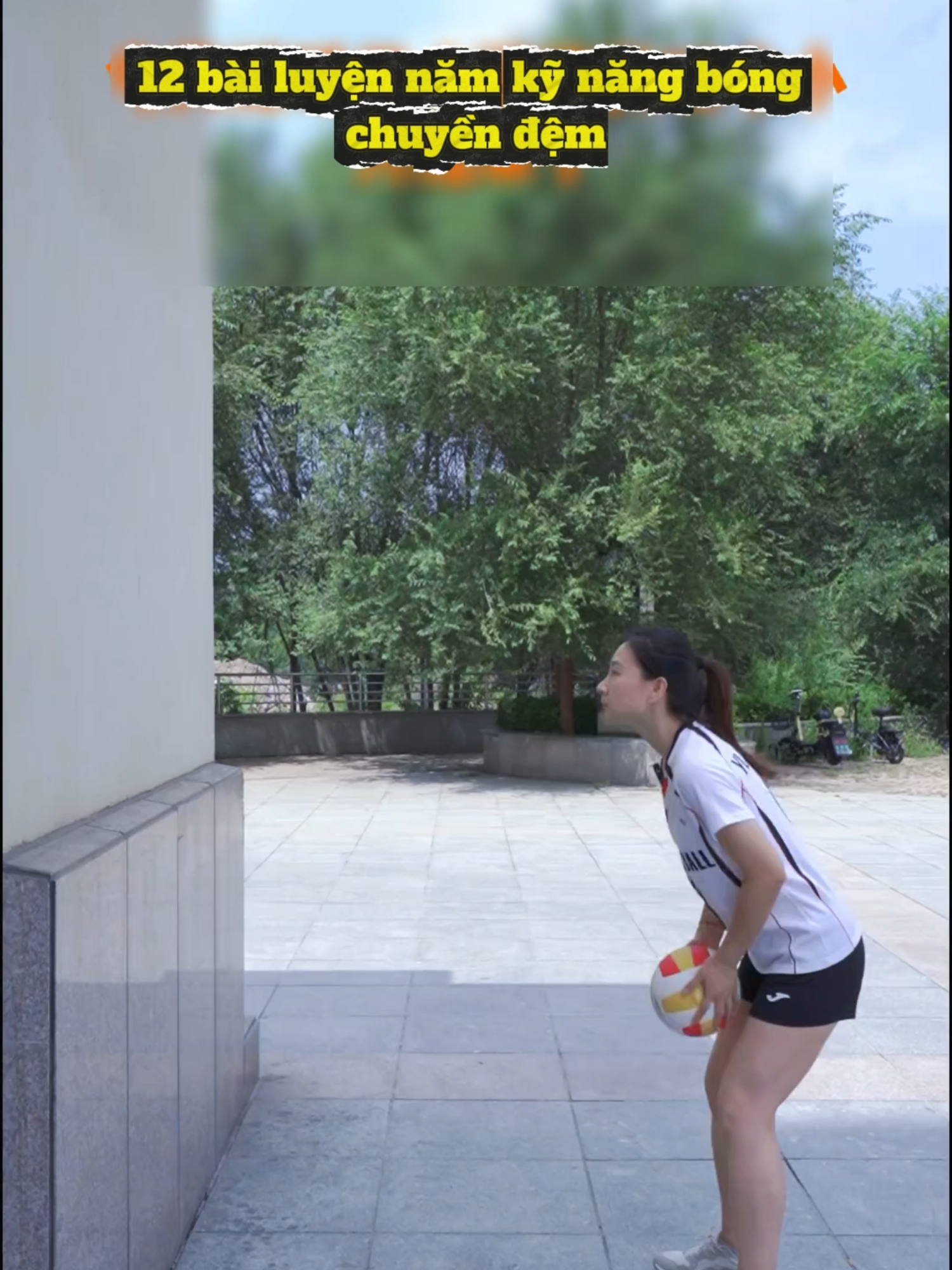 12 Bài tập một mình với tường luyện 5 kỹ năng bóng chuyền #bongchuyen #volleyball #sportsontiktok
