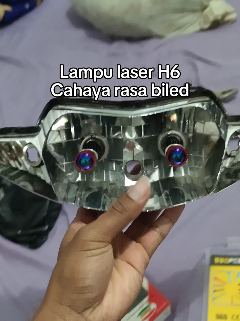 Lampu H6 rasa biled. #lampuh6 #biledalaala #lampuledmotor #lampumotorh6 #lampumotorled 