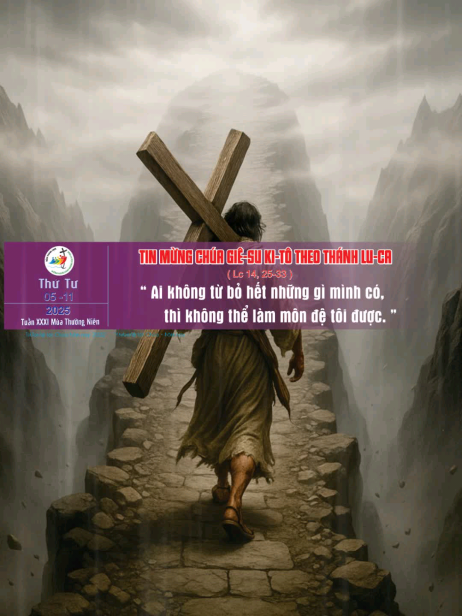 THỨ TƯ TUẦN 31 MÙA THƯỜNG NIÊN NGÀY 05/11/2025. #loichua #loichuahomnay #kinhthanh #conggiao #suyniem 