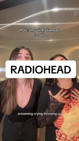 Très drama queen (on va chiiialer) #fyp #radiohead #madrid #concert #music