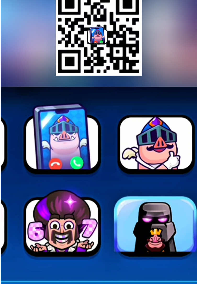 Emote Qr Code 2025 ! #clashroyale #clashroyalememes #viral #supercell #foryou 