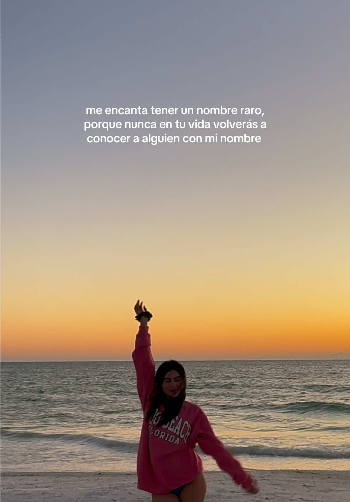 aunque normalmente no saben escribirlo o pronunciarlo, ya le agarré cariño ♡ . #fyp #nombresbonitos #amigas #playa #nombres 