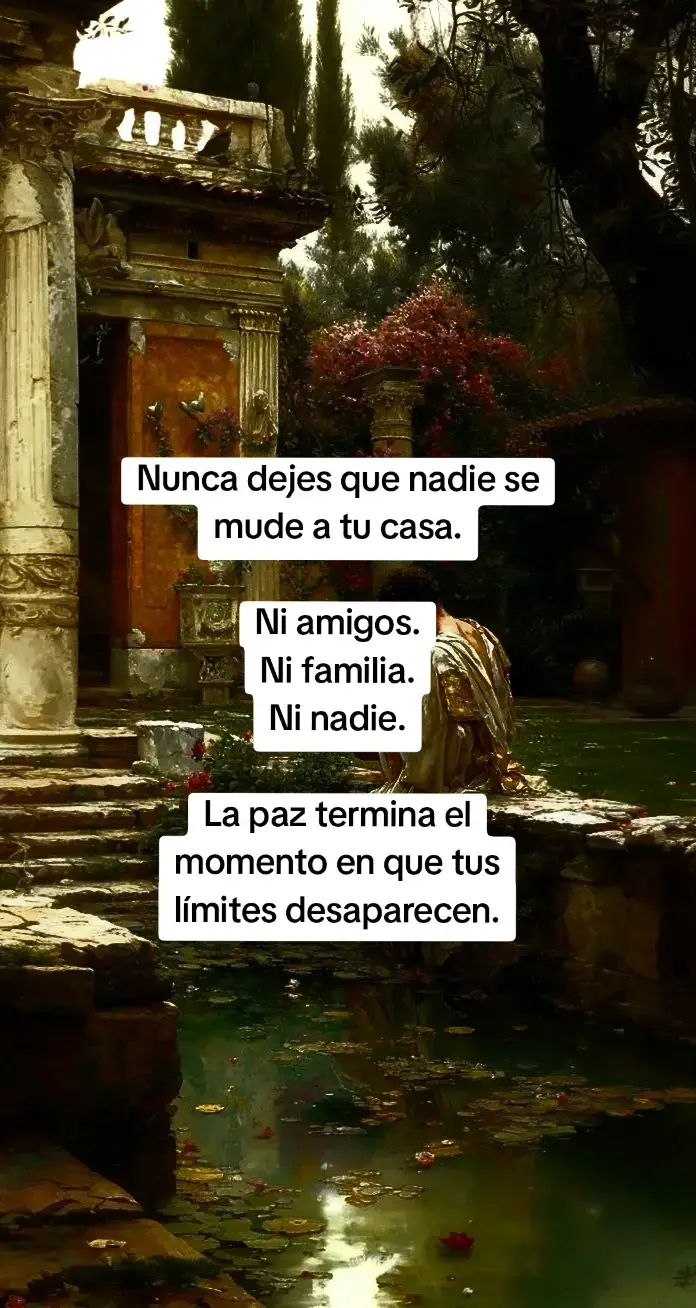 No todos los que llaman a tu puerta merecen entrar. Algunos vienen buscando refugio, otros vienen a probar tus límites. El verdadero amor no es permitirlo todo, es proteger lo que te da paz. #estoicismo #sabiduria #pazmental #crecimientopersonal #desarrollopersonal 