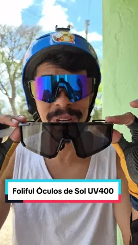 Corre, pedala, pesca ou dirige? Esse kit com 2 óculos esportivos polarizados vai mudar seu jogo! Proteção UV400 + conforto + estilo ✅ Prontos pra qualquer clima 😎👇🏽  #foliful #turbopepsunglasses #mysunglassesstory #toktiokmademebuyit #ciclismo 