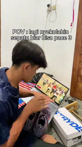 abis ini kuliah yaa☺️ #nyekolahinsepatu #povlari #sepaturunning #tipslari 