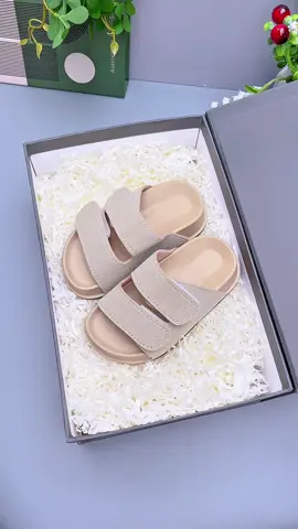 Dép quai ngang đế cao 2cm, siêu nhẹ hai quai dán. #depquaingang #deptreem #lonashop 