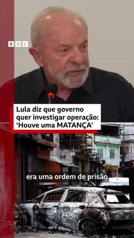 “Houve uma matança” ⚠️ O presidente Luiz Inácio Lula da Silva disse nesta terça (4/11) que o governo quer fazer uma investigação paralela sobre a operação policial que deixou 121 mortos no Rio de Janeiro, incluindo quatro policiais. “A decisão do juiz era uma ordem de prisão, não uma ordem de matança”, afirmou Lula em Belém, antes da COP30. A operação, realizada em 28 de outubro, foi a mais letal da história do Brasil. Lula classificou ainda a ação como “desastrosa” do ponto de vista da atuação do Estado. Confira no video. (🎥: Reuters) #BBCNewsBrasil #TikTokNotícias #cv #Lula #operacao #policia