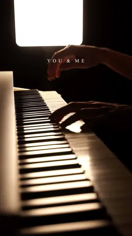 In every flowing note, there is a story waiting to be told.  You & Me 🤍 #piano #pianomusic #pianocover #pianist #relaxingmusic 