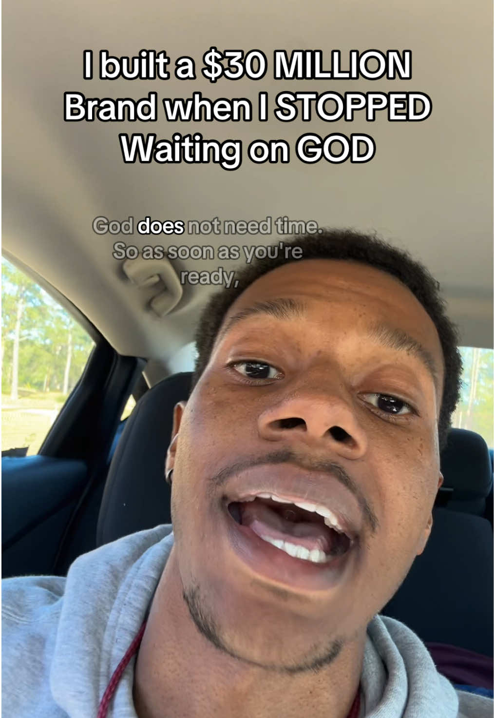 Stop dragging out what God is ready to accelerate. God doesn't need time. #NetWorth #dreambig #faith #limitless #motivation