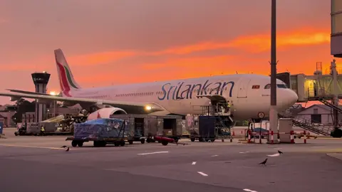 Just Another Evening 😍🌇 #srilankan #aviation #aircrafttechnician #srilanka #trending 