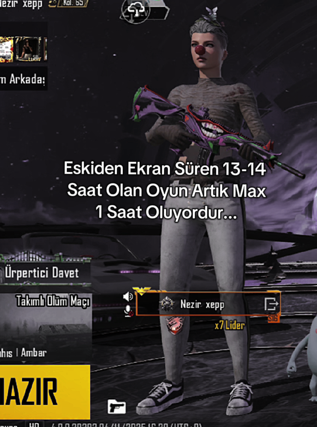 Sıkıntı Kardeşim Ya Oynamayida Unutmusumm;(  . . . . . . . . ya#neziriskooo #fyp #pubg #keşfetteyizzz #bwkpp 