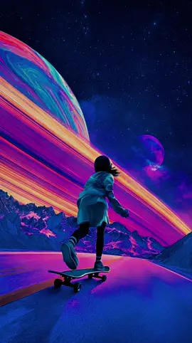 Skating in another world. #80sbaby #retro #nostalgiacore #skatingtiktok #dreamyaesthetic 