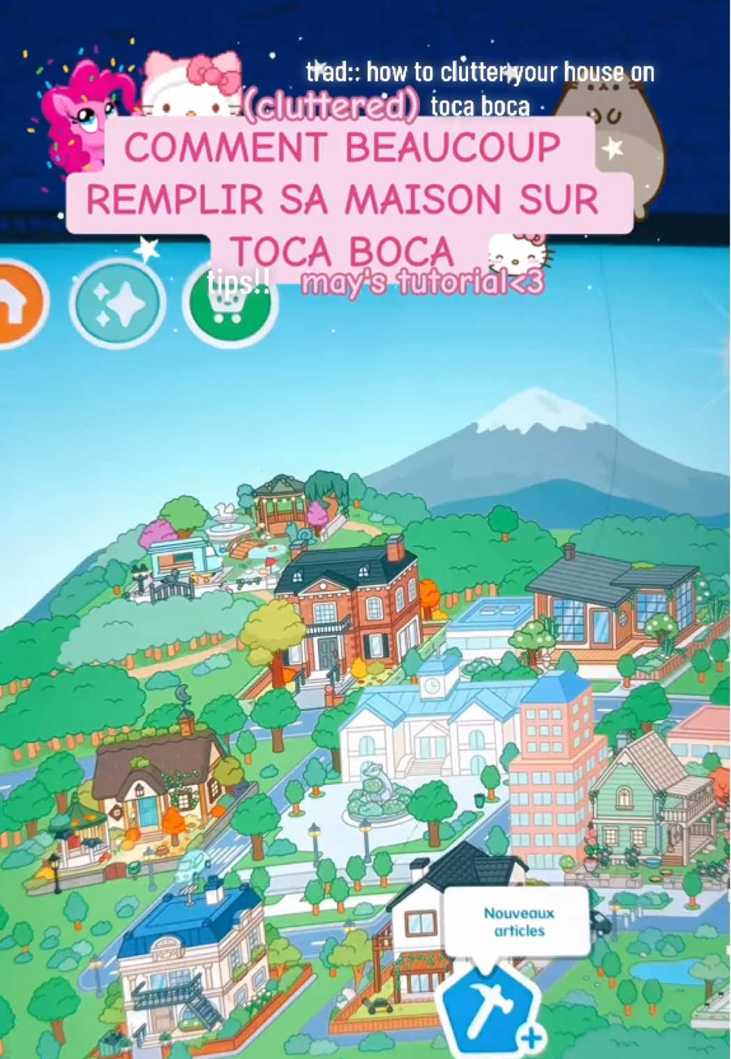 tuto maison remplies sur toca boca!! | #tocabocalifeworld #tocaboca #maybocaz #tocabocahouse #tocabocahousetour 