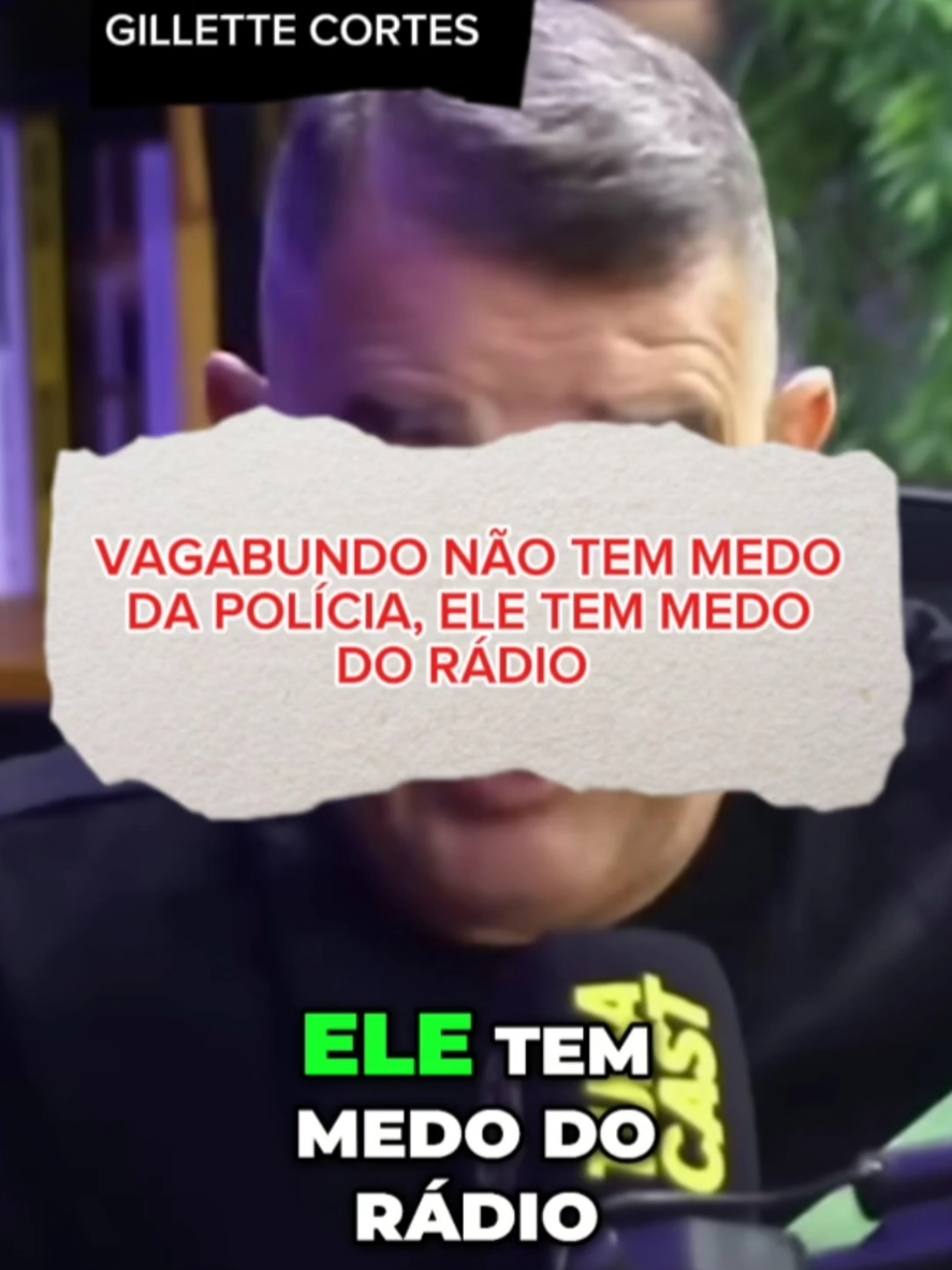 O VAGABUNDO NÃO TEM MEDO DA POLÍCIA. #sgt #podcast #policia #medo #fy 