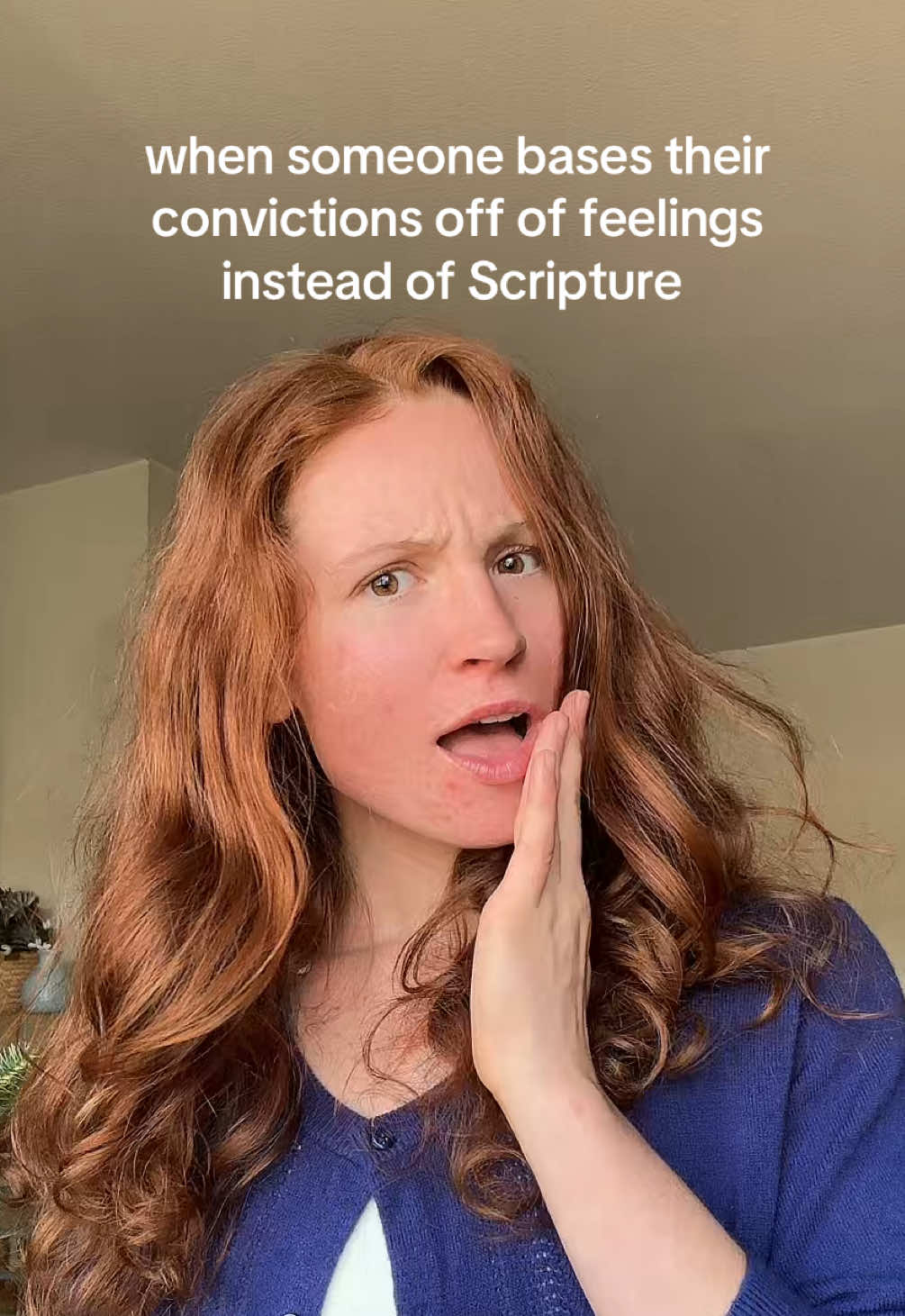 We’ve all been there. But the Holy Spirit says NOPE.  #thebible #christiantok #holyspiritactivate #godswordistrue #godistruth 