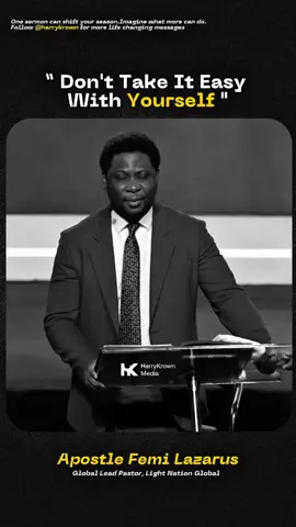 Don't Take It Easy With Yourself  #harrykrown #femilazarus #joshuaselman 