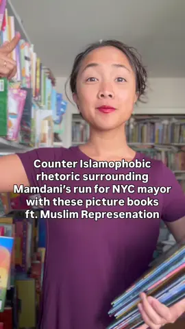 📚 Book list linked in bio  Rather than focusing discussions and debate on his qualifications, ideas, or campaign promises (No cost childcare, baby baskets for New York’s newborns, fully funded public schools with renewable energy infrastructure, LGBTQIA+ protections, raising the minimum wage),  the opposition has stooped to making racist comments and allegations, and news outlets have circulated these claims. To help counter these harmful stereotypes and misinformation about Muslim communities, children’s books can be used to play a powerful role in nurturing understanding, empathy, and pride. Read and share picture books that center Muslim stories and voices to remind young readers that every child’s culture, faith, and family deserved to be valued and respected. #vote #electionday #mamdani #nyc #muslim #islam #BookTok #parenting #teacherlife 