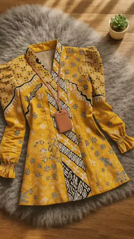 Batik Wanita Kantor Cantik!  #BatikKeren #belilokal #BajuBatik #fyp 