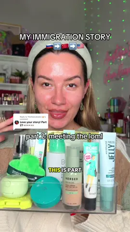 Replying to @TheAmerykanka 🥞 PART 2✅ PINJ OR BLUE FOR PART 3??? #immigration #mystory #grwm #fyp 