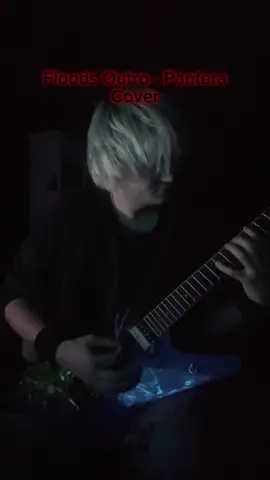 This outro is a curse. My guitar immediately went out of intonation when I started recording this. Also yes I was missing notes and changing parts on purpose. TikTok/Instagram are taking my sounds down for some reason. #dimebagdarrell #pantera #guitar #floods #rip 