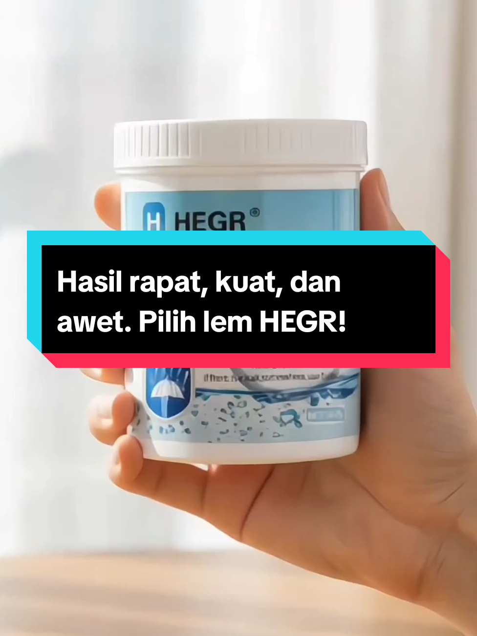 Kuat di segala permukaan, andalan tukang sejati — lem HEGR! 🔧 #lem #lemantibocor #lemkuat #lemserbaguna #lemsuperkuat 