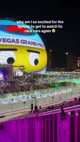 The sphere might be my favorite part of F1 Las Vegas 🥹 #formula1 #f1lasvegas #sphere @F1 Las Vegas #lasvegas #f1lvgp @T-Mobile @Sphere 