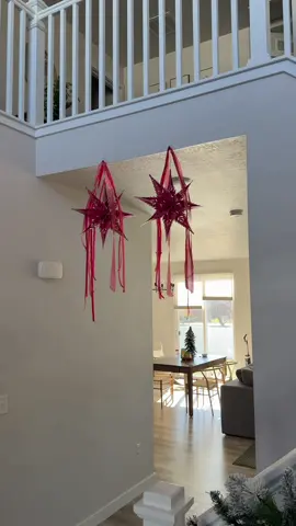 These were a struggle to put up but turned out so cute 🥹 #pinkchristmas #christiantiktok #christmasdecor #chrsitmasvibes #christmasdecorations 