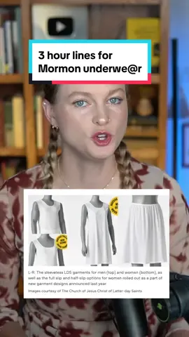 The demand shows they wanted it all along but had to wait for permission to get it 😔 #exmormon #lds #utah #ldsgarments #garmentgirly 