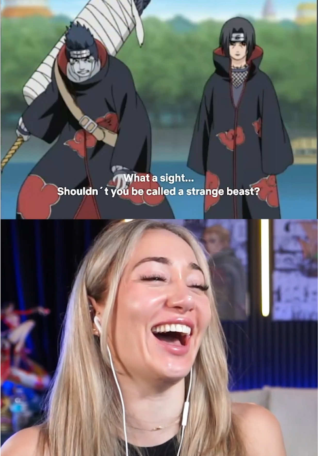 Guy Sensai Saves the day! #anime #reaction #naruto #itachi #akatsuki