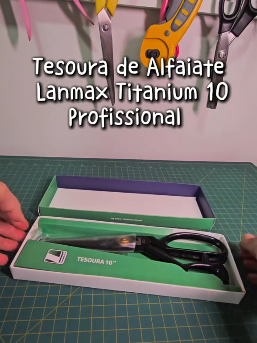 Perfeita, né? O link da tesoura tá te esperando na bio! #foryoupage #foryou #costurar #costuracreativa #artesanato 