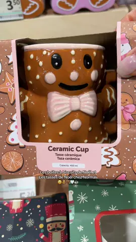 Trop mignones les tasses pains d’épices pour Noël chez Normal @NORMAL France 🤎