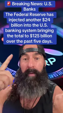 🚨 Breaking News: Major liquidity boost as banks inject massive funds into the financial system! #investing #crypto #fyp #america #newyork 