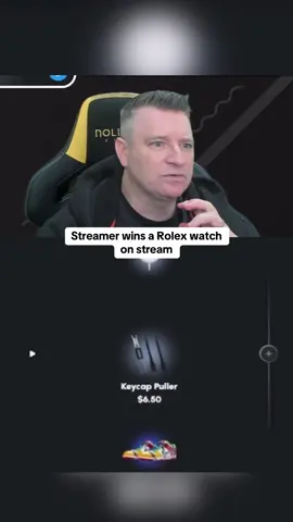 Streamer wins a Rolex watch on stream #kickstreaming 