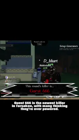 I love looping guest 666 as guest #fyp #forsaken #forsakenroblox #guide #guest666 